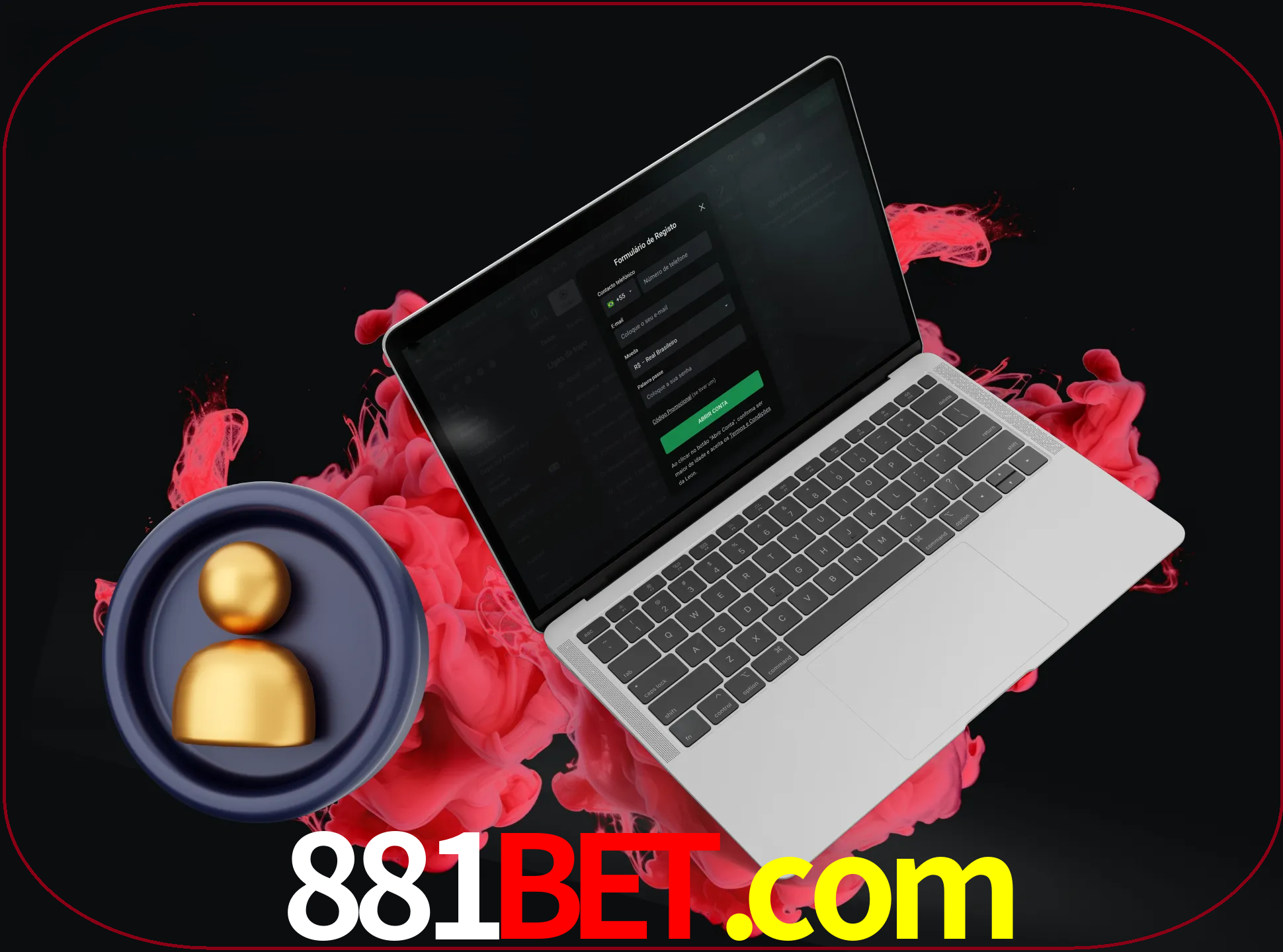 No cabeçalho do site 881bet, clique no botão que o levará a um formulário especial onde terá de introduzir as suas informações actuais.