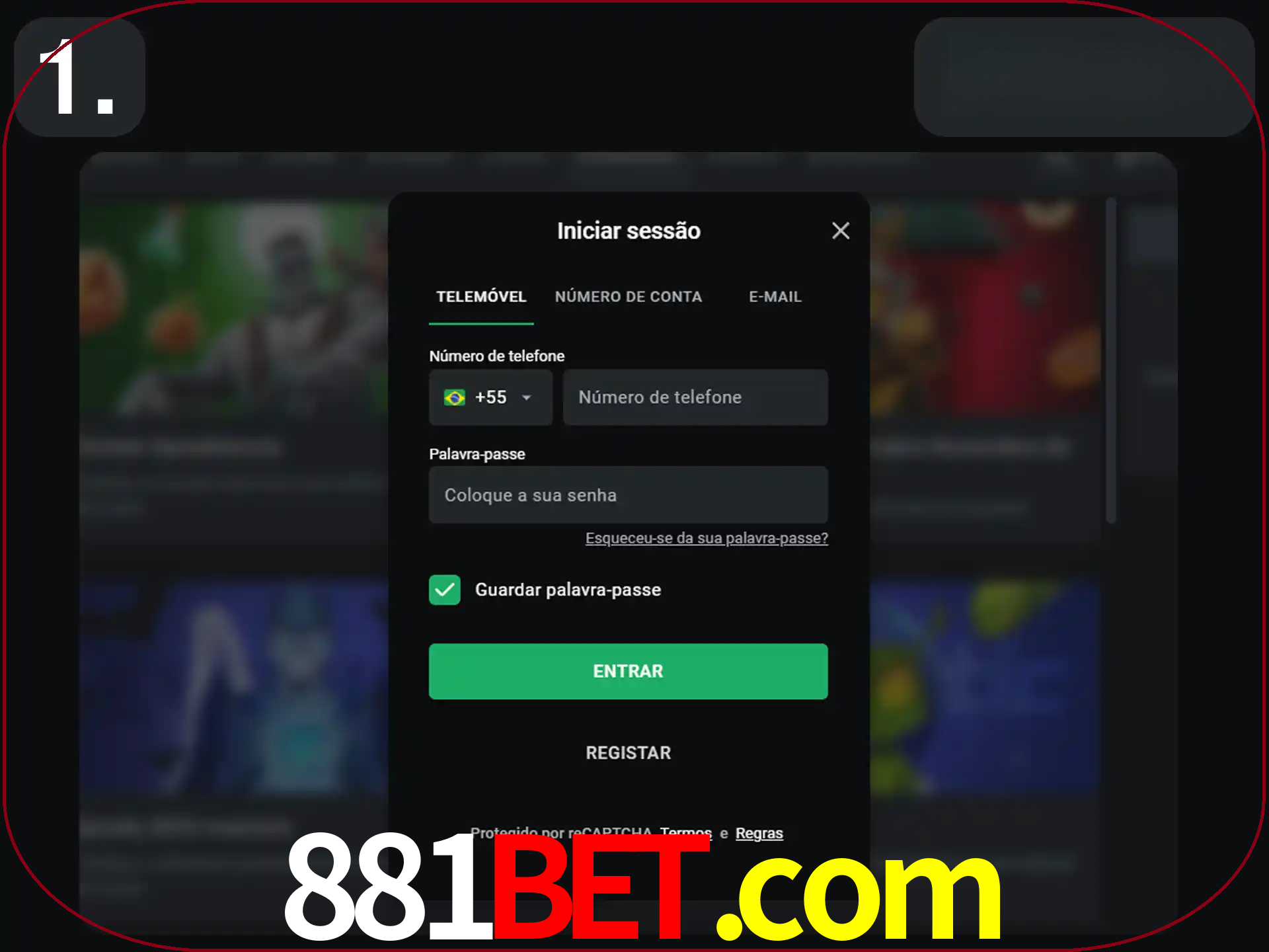 Acesse o site.